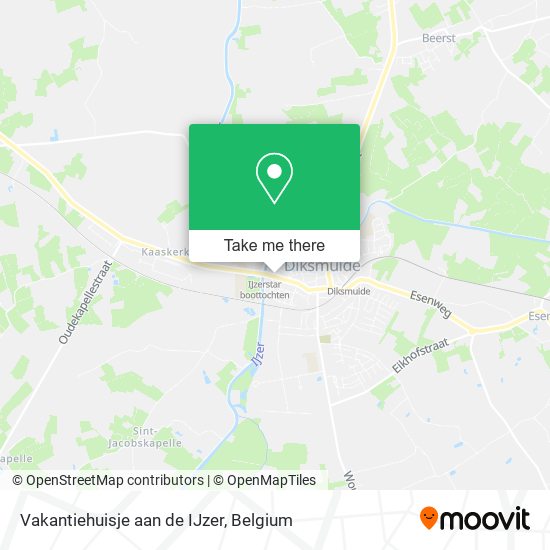 Vakantiehuisje aan de IJzer map