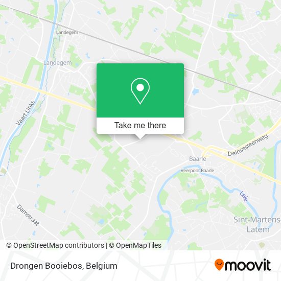 Drongen Booiebos plan