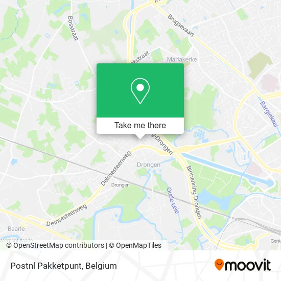 Postnl Pakketpunt map