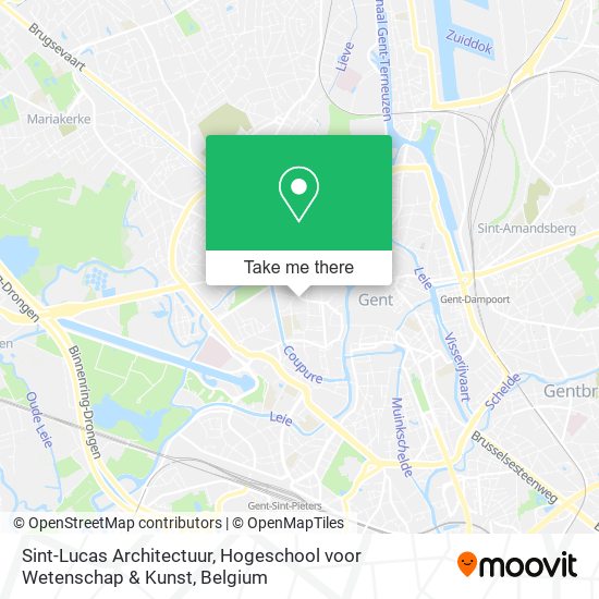 Sint-Lucas Architectuur, Hogeschool voor Wetenschap & Kunst plan
