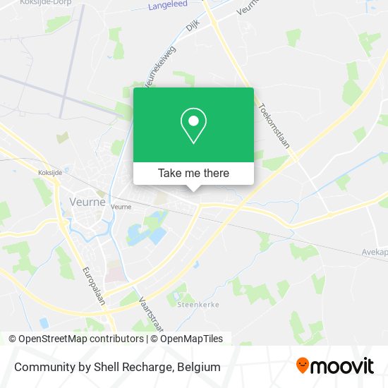 Community by Shell Recharge map