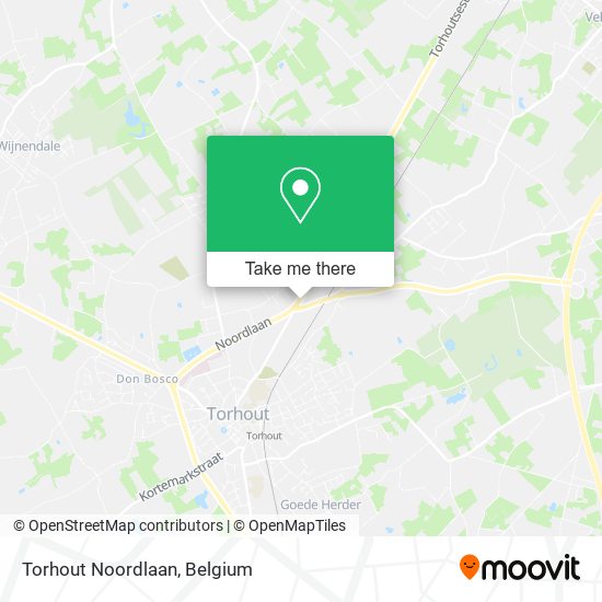 Torhout Noordlaan map