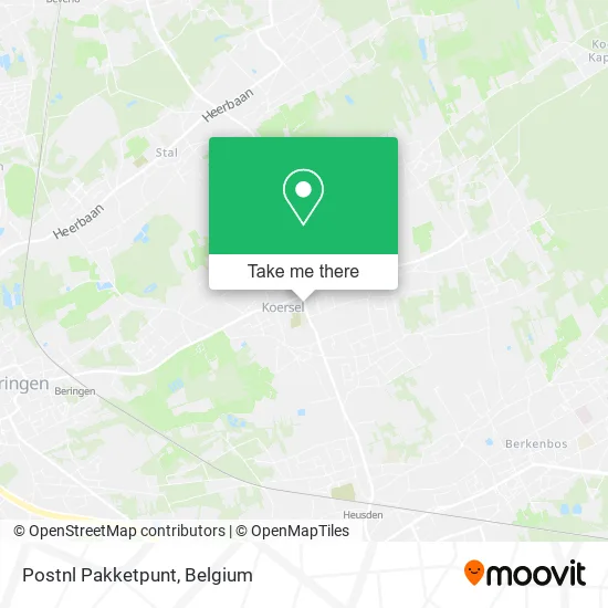 Postnl Pakketpunt map