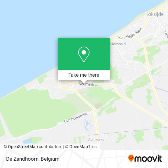 De Zandhoorn map