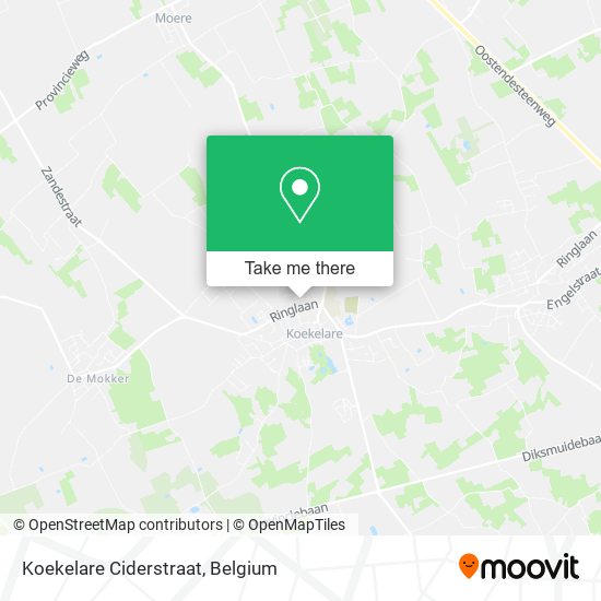 Koekelare Ciderstraat plan