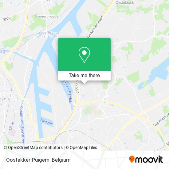 Oostakker Puigem map