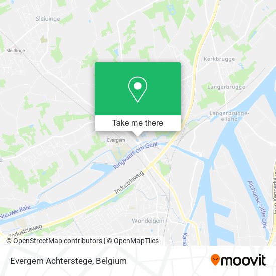 Evergem Achterstege map