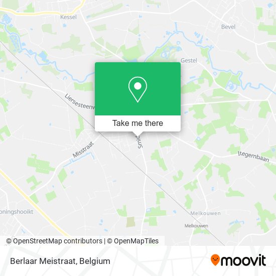 Berlaar Meistraat map