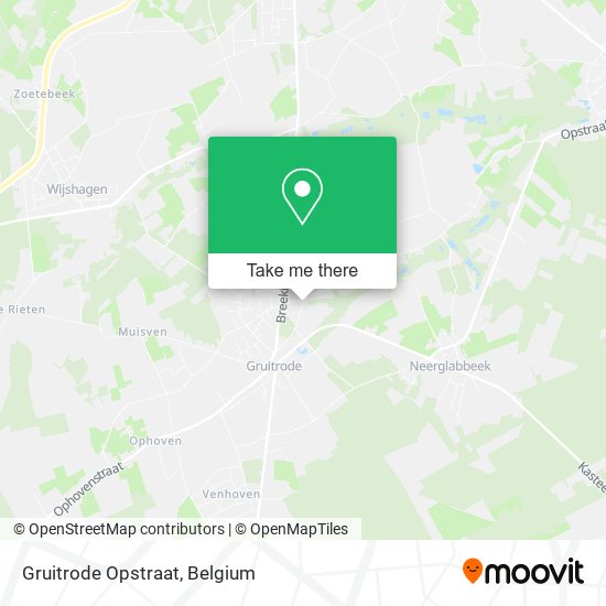 Gruitrode Opstraat plan