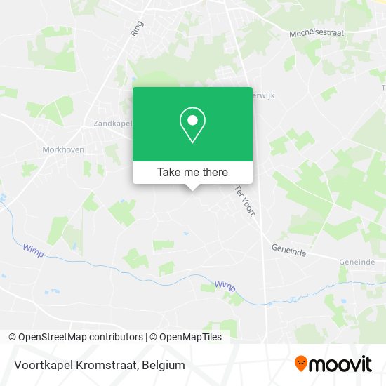 Voortkapel Kromstraat plan