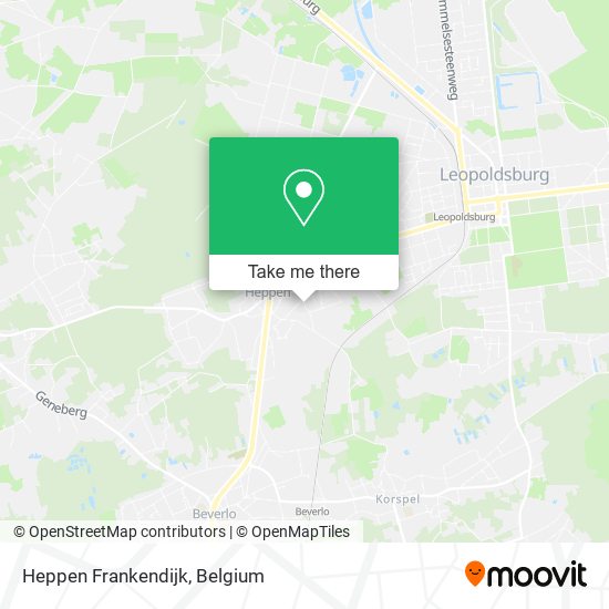 Heppen Frankendijk map