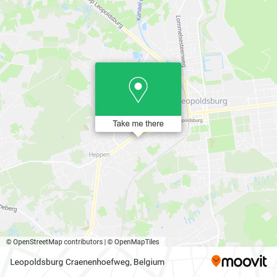 Leopoldsburg Craenenhoefweg plan
