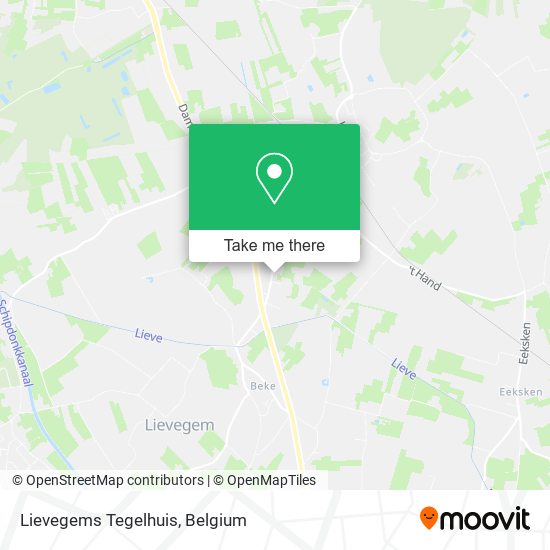 Lievegems Tegelhuis map