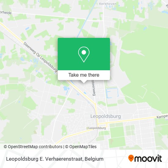 Leopoldsburg E. Verhaerenstraat map