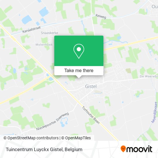 Tuincentrum Luyckx Gistel map