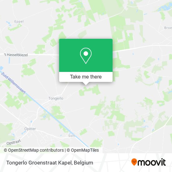 Tongerlo Groenstraat Kapel map