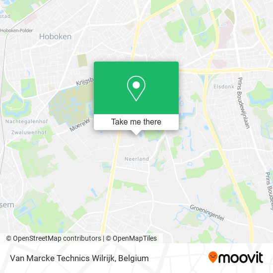 Van Marcke Technics Wilrijk map