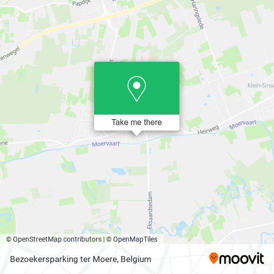 Bezoekersparking ter Moere plan