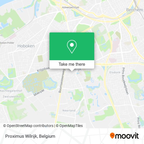 Proximus Wilrijk map