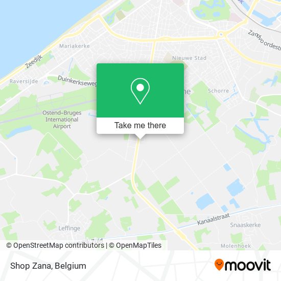 Shop Zana map