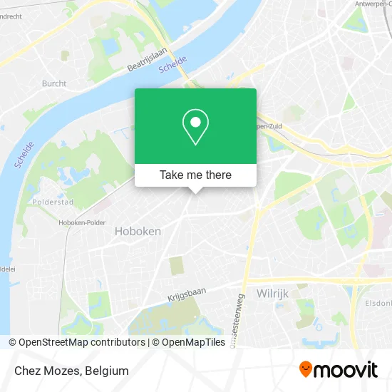 Chez Mozes map