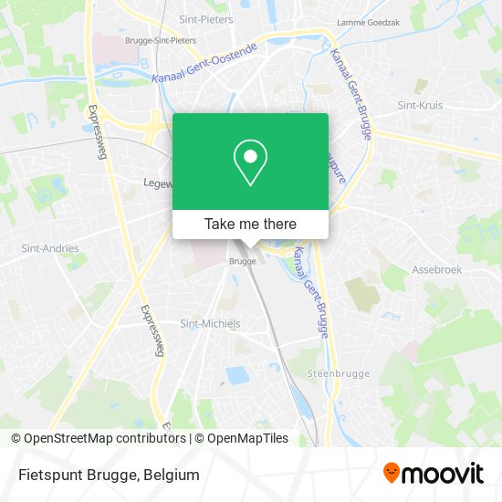 Fietspunt Brugge map