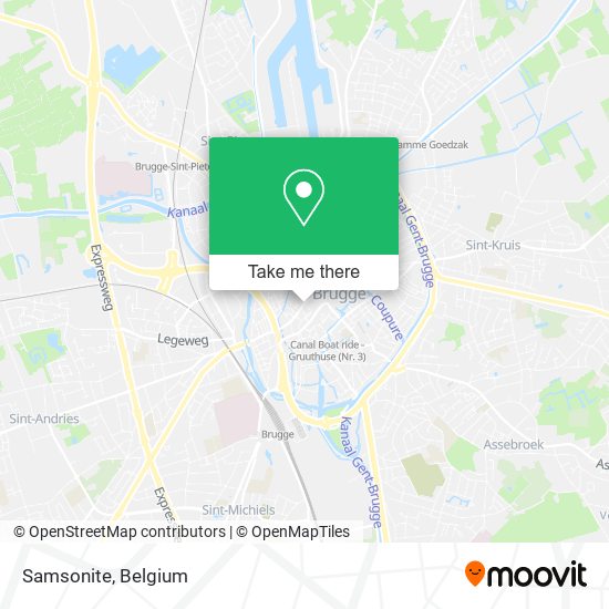 Samsonite map