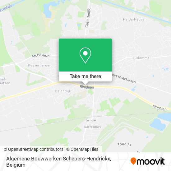 Algemene Bouwwerken Schepers-Hendrickx map