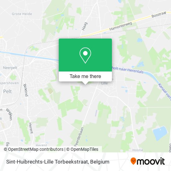 Sint-Huibrechts-Lille Torbeekstraat map