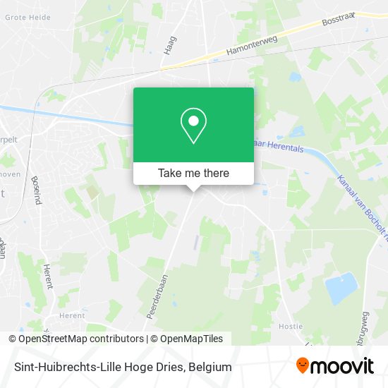 Sint-Huibrechts-Lille Hoge Dries map