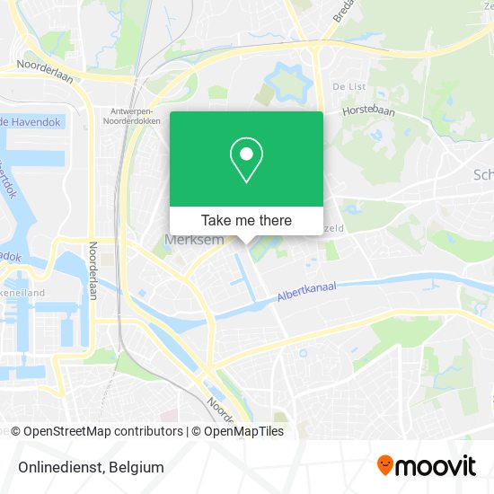 Onlinedienst map