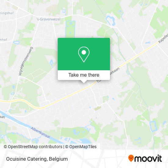 Ocuisine Catering map