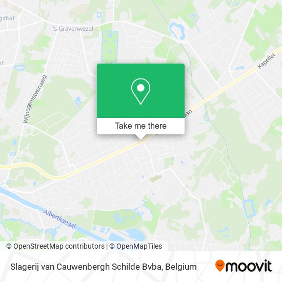 Slagerij van Cauwenbergh Schilde Bvba plan