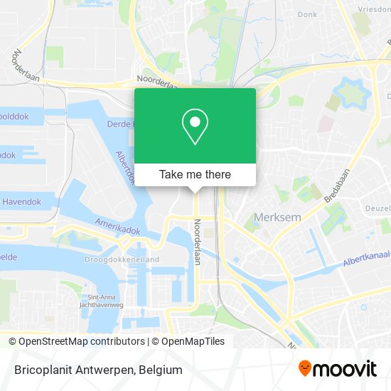 Bricoplanit Antwerpen map