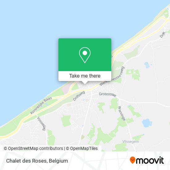 Chalet des Roses map