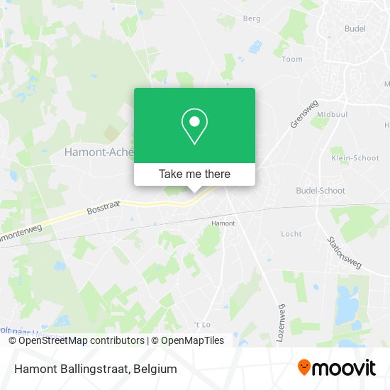 Hamont Ballingstraat map