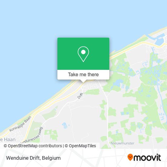 Wenduine Drift map