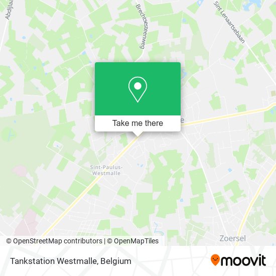 Tankstation Westmalle plan