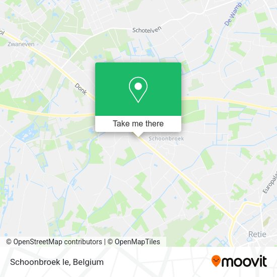 Schoonbroek le map