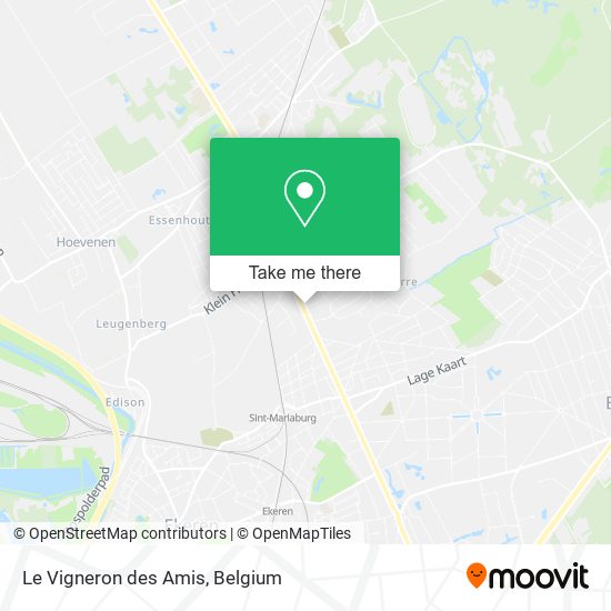 Le Vigneron des Amis map