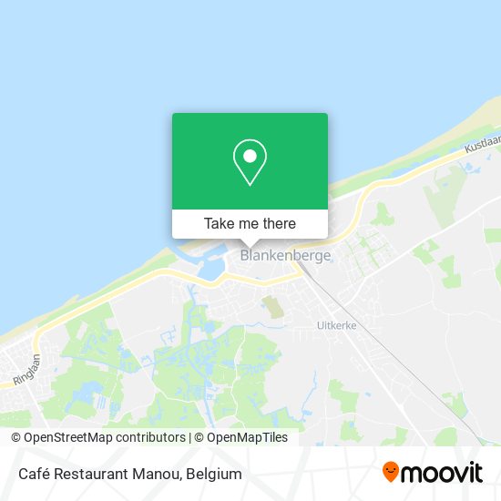 Café Restaurant Manou map