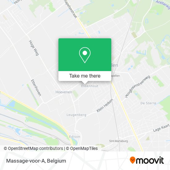 Massage-voor-A map