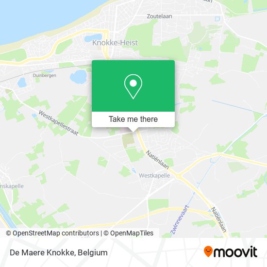 De Maere Knokke map