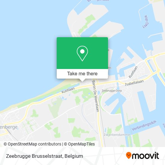 Zeebrugge Brusselstraat plan