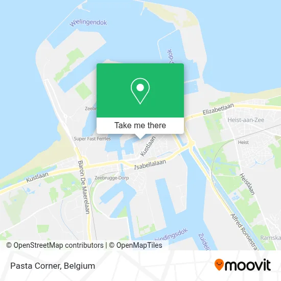 Pasta Corner map