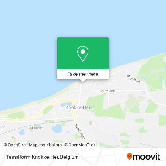 Tessilform Knokke-Hei map