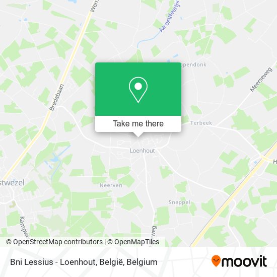 Bni Lessius - Loenhout, België map