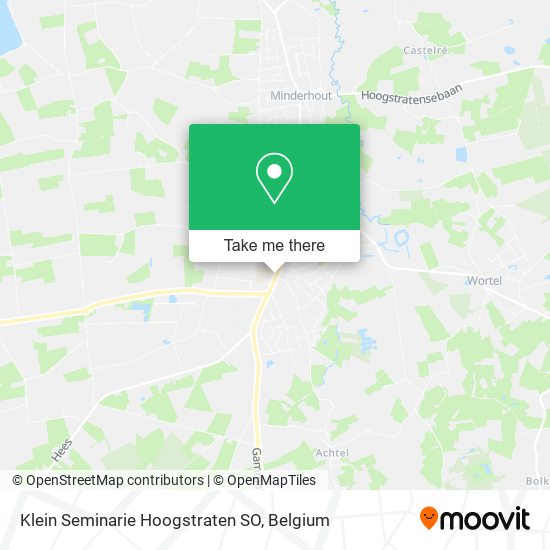 Klein Seminarie Hoogstraten SO map