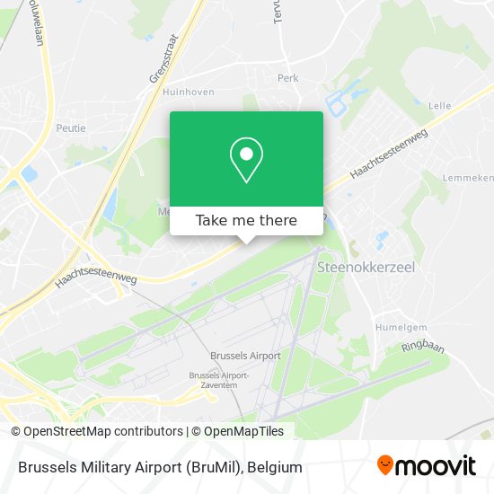Brussels Military Airport (BruMil) map