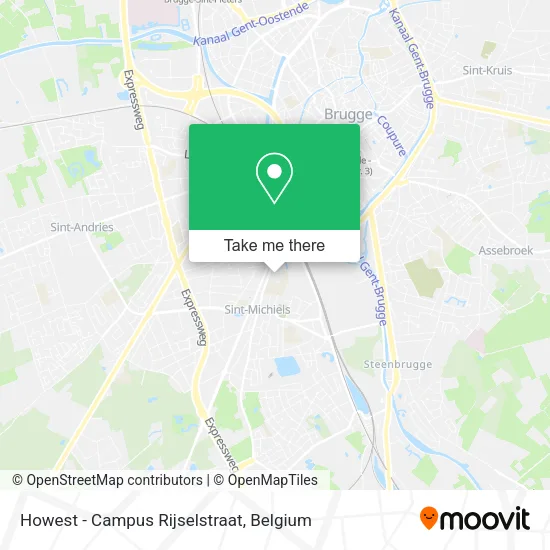 Howest - Campus Rijselstraat map